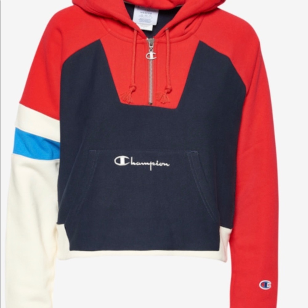 NWT Champion cropped hoodie - Picture 2 of 8